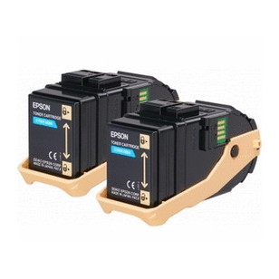 TONER CARTRIDGE ACUBRITE CIANO (S050604), IN CONFEZIONE DOPPIA