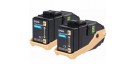 TONER CARTRIDGE ACUBRITE CIANO (S050604), IN CONFEZIONE DOPPIA