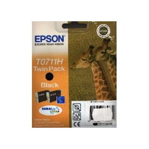 TWIN PACK 2 CARTUCCE NERO EPSON DURABRITE ULTRA ALTA CAP. BLISTER RS