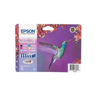 MULTIPACKT080 6 COL. NERO CIANO MAG.GIALLOCIANO CHIARO MAG.CHIARO BLISTER C/RF