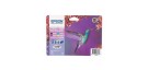 MULTIPACKT080 6 COL. NERO CIANO MAG.GIALLOCIANO CHIARO MAG.CHIARO BLISTER C/RF