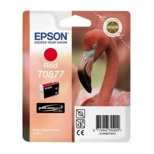 CARTUCCIA INCHIOSTRO A PIGMENTI ROSSO EPSON ULTRACHROME HI-GLOSS2 BLISTER RS