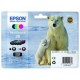 MULTIPACK 26 N.4 CARTUCCE SERIE 26/ORSO POLARE NERO CIANO MAGENTA GIALLO