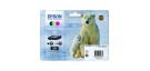 MULTIPACK 26 N.4 CARTUCCE SERIE 26/ORSO POLARE NERO CIANO MAGENTA GIALLO