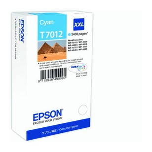TANICA INCHIOSTRO A PIGMENTI CIANO EPSON DURABRITE ULTRA, XXL