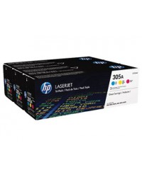 SCATOLA MULTIPACK 3 TONER COLORI CIANO/MAG/GIALLO HP LASERJET NR.305