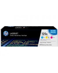 SCATOLA MULTIPACK 3 TONER COLORI CIANO/MAG/GIALLO HP LASERJET NR.125A