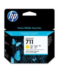 SCATOLA CON 3 CARTUCCE DINCHIOSTRO HP 711DA 29 ML GIALLO