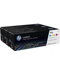 CONFEZIONE DI 3 TONER COLOR HP 131A CIANO/GIALLO/MAGENTA