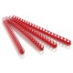 SPIRALI DIAMETRO 6 MM. 21 ANELLI ROSSO