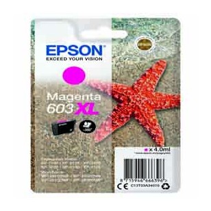 Cartuccia di inchiostro Epson Magenta serie 603XL Stella Marina