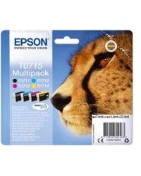 MULTIPACK (T071) 4 COLORI NERO CIANO MAGENTA GIALLO BLISTER RS