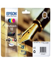 MULTIPACK CONTENENTE N.4 CARTUCCE A PIGMENTI, SERIE 16/PENNA E CRUCIVE