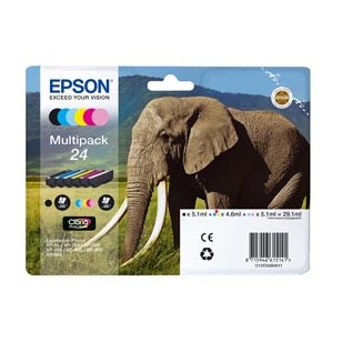 MULTIPACK 6-COLORS 24 CLARIA PHOTO HD INK