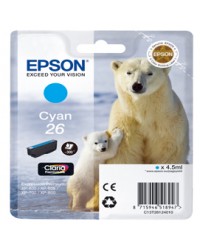 CARTUCCIA CIANO EPSON CLARIA PREMIUM SERIE 26/ORSO POLARE IN BLISTER RS