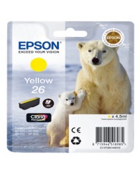 CARTUCCIA GIALLO EPSON CLARIA PREMIUM SERIE 26/ORSO POLARE IN BLISTER RS