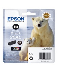 CARTUCCIA NERO-FOTO EPSON CLARIA PREMIUM SERIE 26XL/ORSO POLARE IN BLISTER R