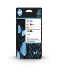 Hp COMBO PACK 4 CARTUCCE INK OFFICEJET HP 950 NERO 951 CIANO MAG GIALLO