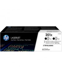 CONFEZIONE DA 2 CARTUCCE TONER NERO ALTA CAPACITA HP201X