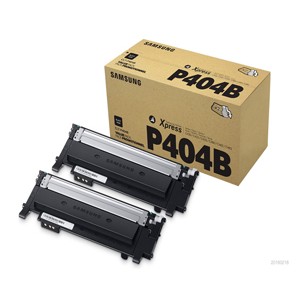 HP/Samsung Toner Nero CLT-P404B in confezione doppia.