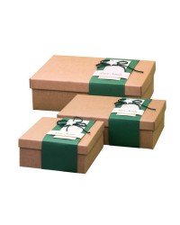 SCATOLA CON FIOCCO 37X25X11CM
