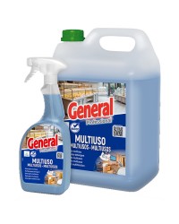 DETERGENTE PER VETRI E SPECCHI CON SPRUZZINO MULTIUSO ECOLABEL SUTTER GENERAL ML.750 COD. 7104