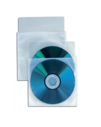 BUSTA IN PLASTICA PORTA CD CON PATELLA PER 2 CD OD50360