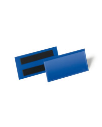 TASCA MAGNETICA IN PPL CON FRONTALE TRASPARENTE 100X38MM BLU CF.50PZ. OD80643