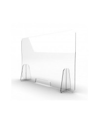 PARETE PARAFIATO IN METACRILATO CON FORO 30X10 CM SU PLEXY F.TO 80X75 CM