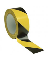 ADESIVO PER SEGNALETICA TESA 50MM X 66M FASCE NERO/GIALLO