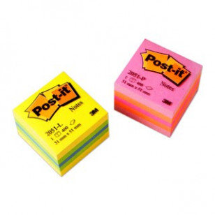 POST IT 3M 2051-P MINI CUBO COL. ROSA 400FF