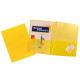 BUSTA IN PLASTICA CAIMI 3402 A DOPPIA TASCA BEAUTONE PPL - GIALLO