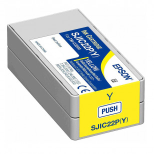 CART. INKJET EPSON S020604 SJIC22P GIALLO TM-C3500