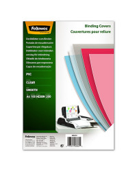 COPERTINA TRASPARENTE A/4 PVC 0,18 MM FELLOWES 53759