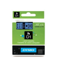 NASTRI PER ETICHETTATRICE DYMO 450160/S0720560 DYMO 1000/4500 NERO SU BLU