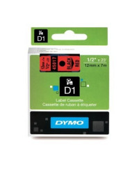 NASTRI PER ETICHETTATRICE DYMO 450170/S0720570 DYMO 1000/4500 NERO SU ROSSO