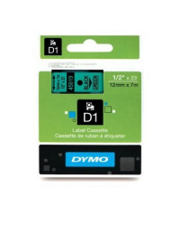 NASTRI PER ETICHETTATRICE DYMO 450190/S0720590 DYMO 1000/4500 NERO SU VERDE