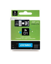 NASTRI PER ETICHETTATRICE DYMO 450210/S0720610 DYMO 1000/4500 BIANCO SU NERO