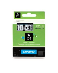 NASTRI PER ETICHETTATRICE DYMO 458000/S0720820 DYMO 2000/5500 NERO SU TRASPARENTE