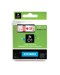 NASTRI PER ETICHETTATRICE DYMO 45215/458050/S0720850 DYMO 2000/5500 ROSSO SU BIANCO