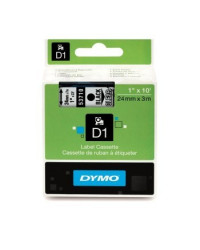 NASTRI PER ETICHETTATRICE DYMO 537100/S0720920 DYMO 24MM NERO SU TRASPARENTE