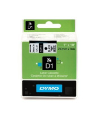 NASTRI PER ETICHETTATRICE DYMO 537130/S0720930 DYMO 24MM NERO SU BIANCO