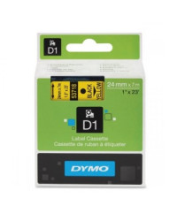 NASTRI PER ETICHETTATRICE DYMO 537180/S0720980 DYMO 24MM NERO SU GIALLO