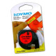 NASTRI PER ETICHETTATRICE DYMO 912030/S0721630 LETRATAG PLASTICA ROSSO