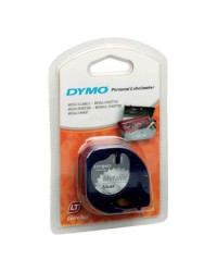 NASTRI PER ETICHETTATRICE DYMO 912080/S0721730 LETRATAG METALLIZZATO ARGENTO