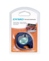 NASTRI PER ETICHETTATRICE DYMO 912090/S0721740 LETRATAG METALLIZZATO VERDE