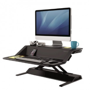POSTAZIONE DI LAVORO RIALZABILE SIT STAND LOTUS NERO FELLOWES 0007901 SENZA CARICA BATTERIE