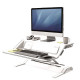 POSTAZIONE DI LAVORO RIALZABILE SIT STAND LOTUS BIANCO FELLOWES 8081101 CON CARICA BATTERIE