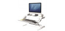 POSTAZIONE DI LAVORO RIALZABILE SIT STAND LOTUS BIANCO FELLOWES 8081101 CON CARICA BATTERIE