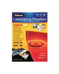 POUCHES FELLOWES 75X105 125 MIC. 5306901